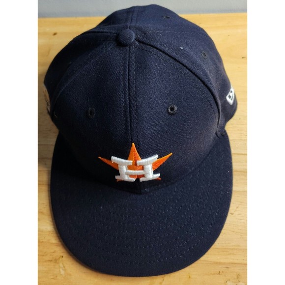 New Era 9Fifty Men's Cap Houston Astros World Series 2017 Navy Blue Snapback Hat - Picture 2 of 7